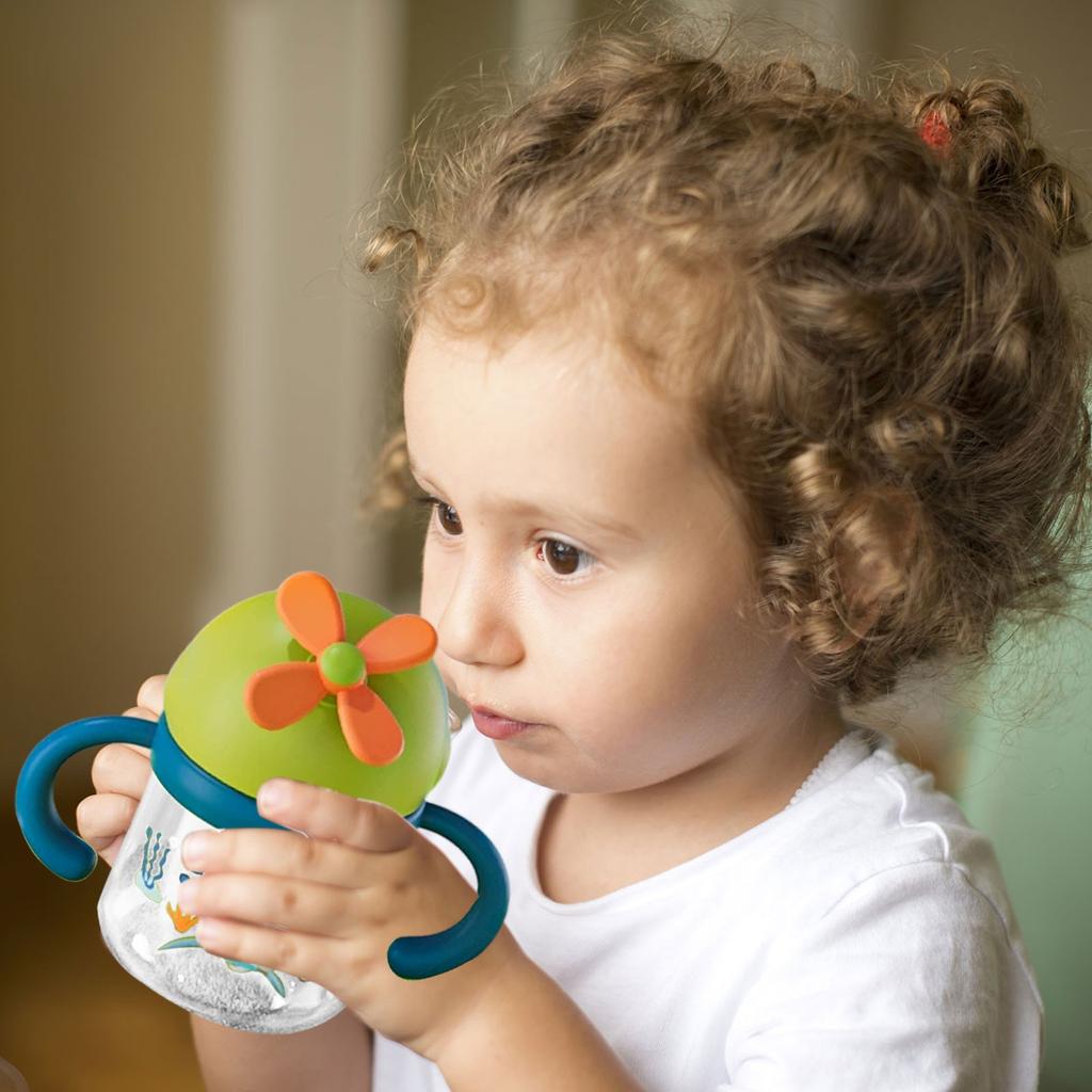 Infant Straw Cup With Straw And Lid Leak Proof Boys And Girls Cup For Boys And Girls