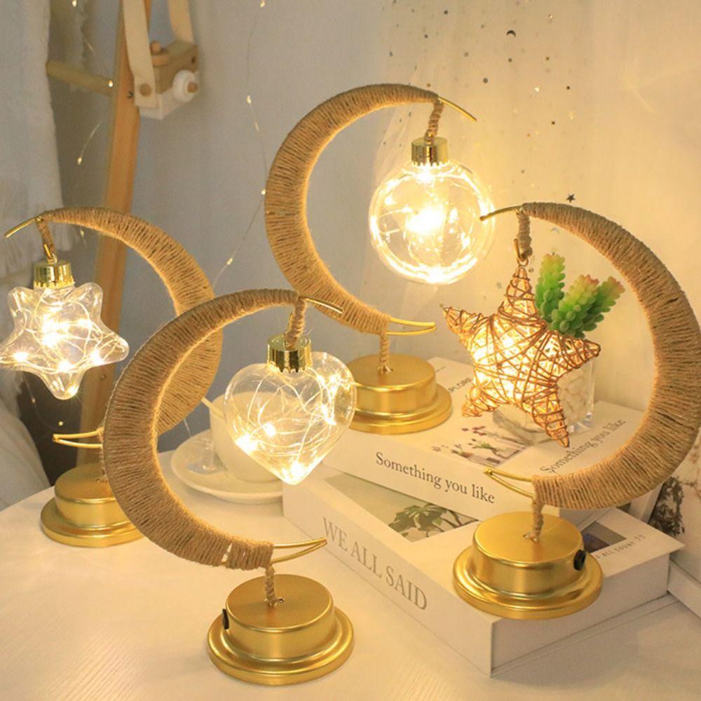 

Bedside Lamp Night Light Star Light LED Light Children s Gifts Moon Table Lamp Home Decoration Style 2