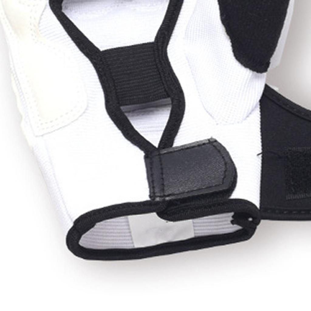 1 Pair Taekwondo Karate Gloves PU Leather Soft Foam Cotton Punch Bag Hand Protector for Sparring Kickboxing