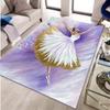 Pink Printed Carpet Suitable for Kitchen Anti Slip Bathroom Mat Suitable for Bathroom Living Room Entrance Camping Picnic Carpet