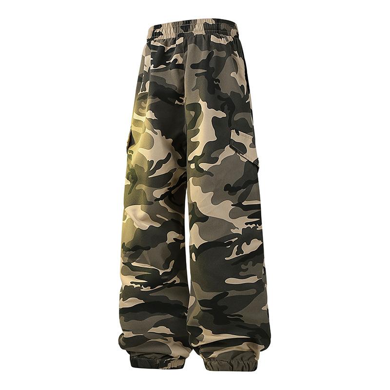 Men's Casual Pants Autumn Thin Trendy Brand American Loose Straight Pants