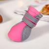 Breathable Pet Dog Outdoor Walking Shoes Net Soft Summer Pet Shoes Night Safe Reflective Boots For Large Small Dogs