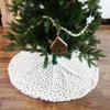 Christmas Decorations Five-star Print Plush Tree Skirt Plush Christmas Tree Decoration Christmas Tree Skirt