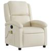Massage Chair Cream Faux Leather