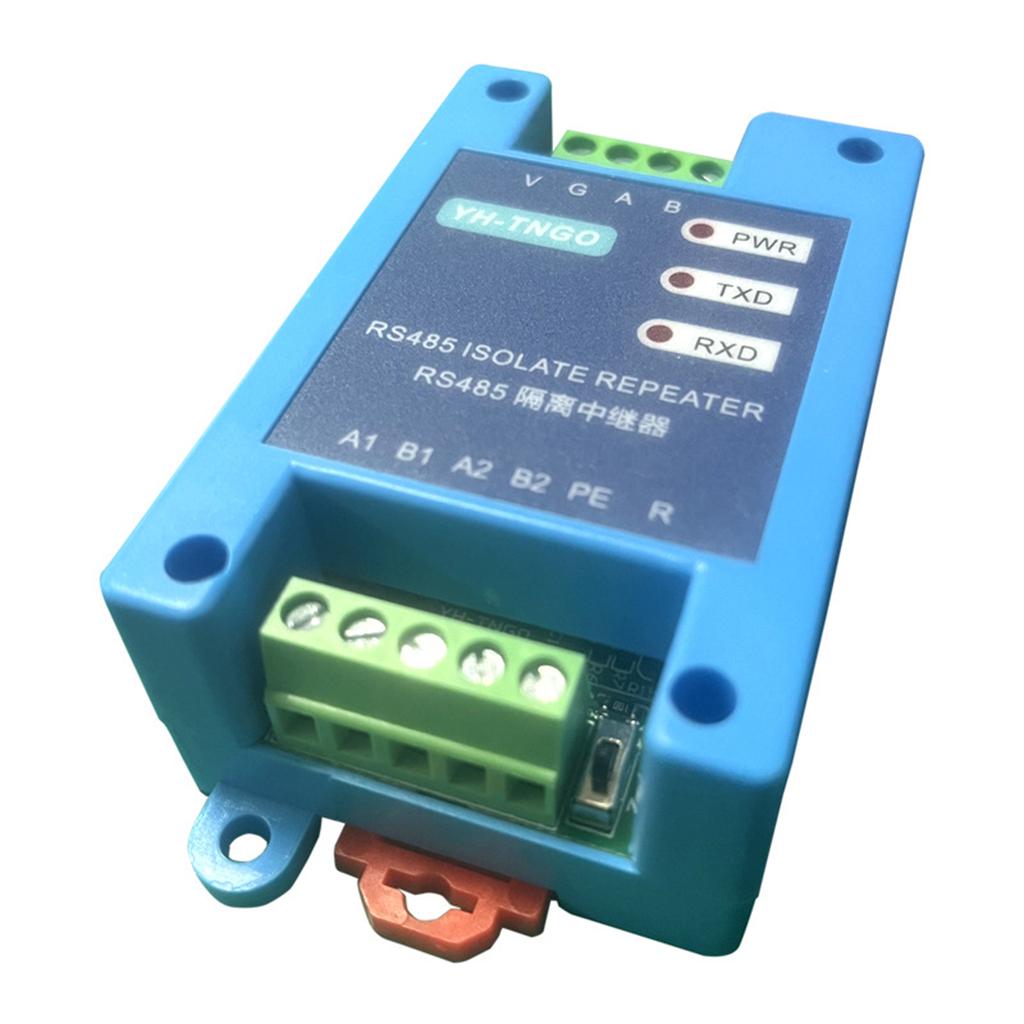 2 Channel RS485 To RS485 Repeater Photoelectric Optocoupler Isolation Industrial Grade Isolated Communication Converter