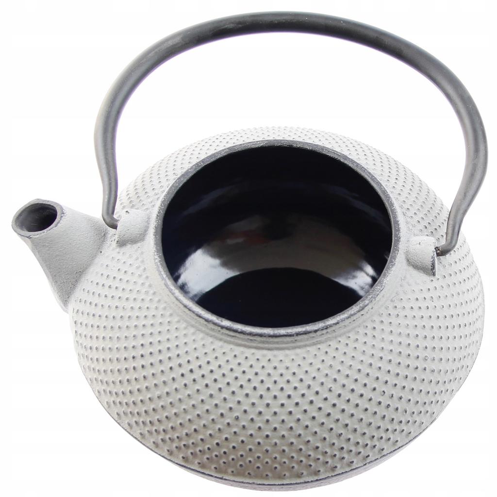 CAST IRON KETTLE 1.5L TEA STRAINER 4x CUPS PLATE