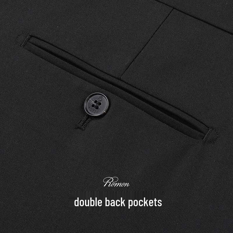 ROMON Men's Comfortable Business Suit Pants ZBW66X30199