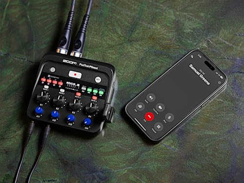 ZOOM P4 next [AI Noise Reduction] 4-person simultaneous recording, smartphone compatible, podcast recorder for live streaming, official Japanese produ