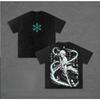 Hitsugaya Toushirou BLEACH T-Shirt Anime Vintage Gewaschenes Oversize-T-Shirt Herrenbekleidung Sommer Baumwolle Kurzarm-T-Shirts Kleidung