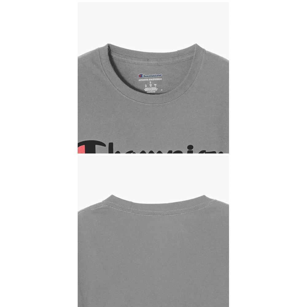 Champion Gt23h Y06794 806 Klasické skriptové grafické logo Pánské tričko s krátkým rukávem