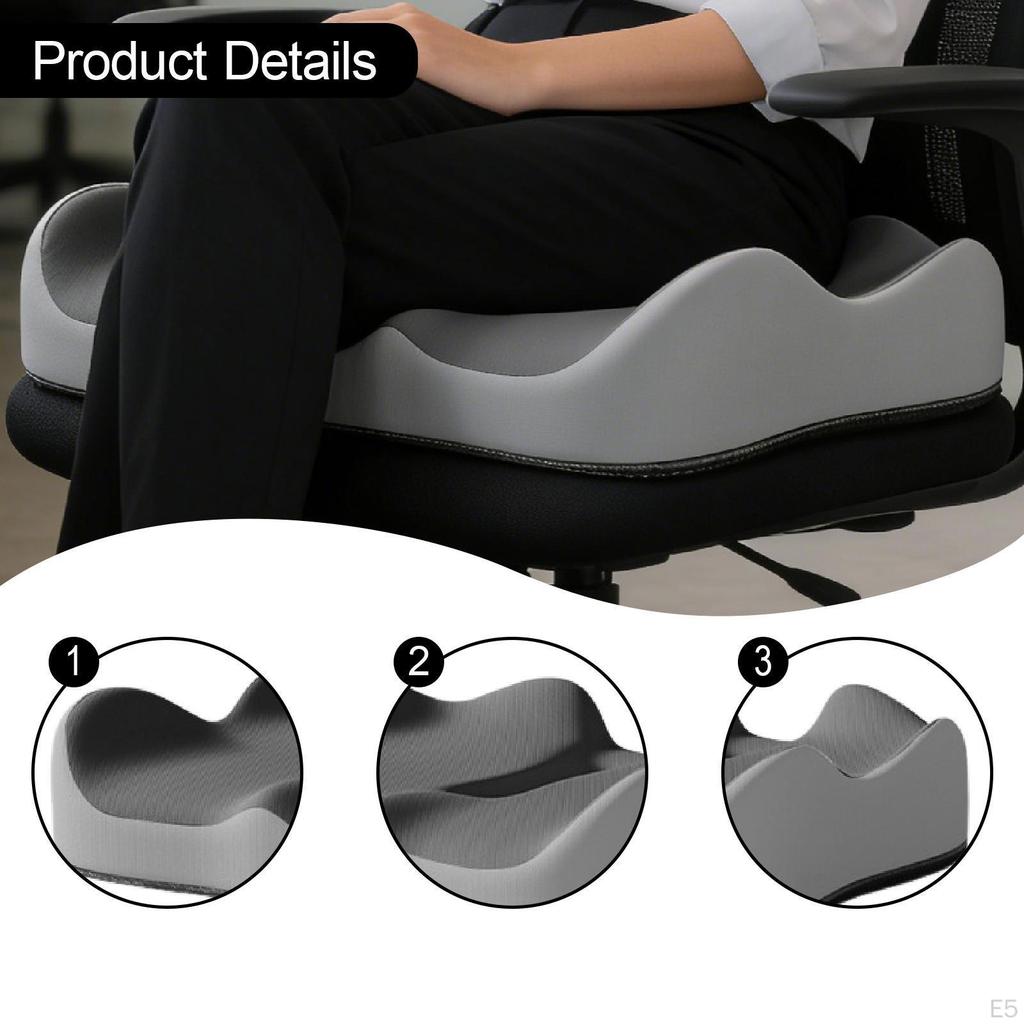 Ergonomic Memory Foam Seat Cushion for Office Chair, Sofa And Reclining Gaming Chair.