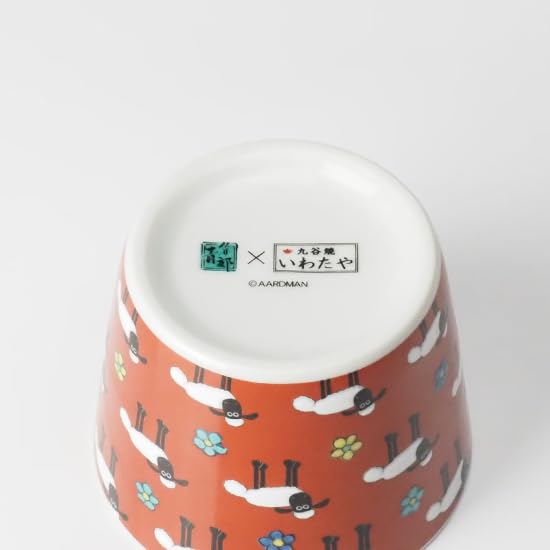 Kutani Ware Iwataya Shaun the Sheep Cup Wooden Painting Style "Kutani Ware" SS-53