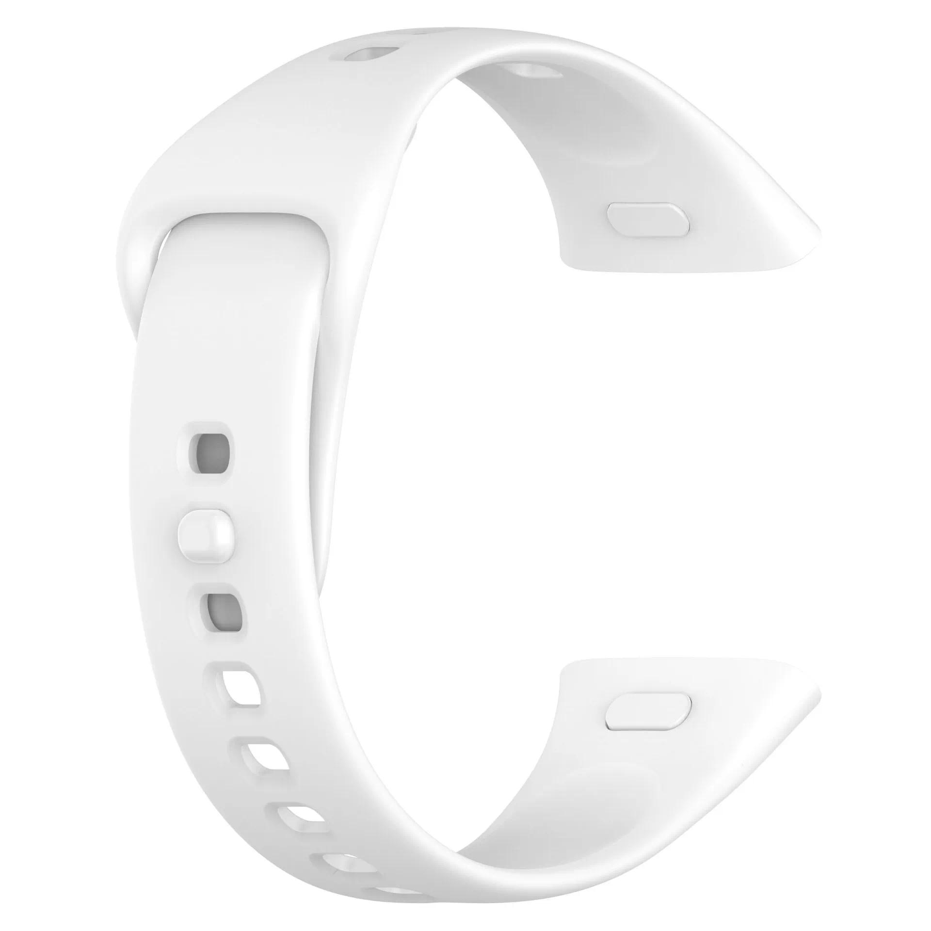 

Спортивний силіконовий ремінець для Xiaomi Redmi Watch 3, змінний м який браслет на зап ястя для розумного годинника Redmi Watch 3, аксесуари For Redmi Watch 3 білий