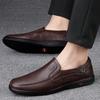 Genuine Leather Men'S Business Shoes Comfortable Soft Men Casual Shoes Classic Male Loafers Breathable Warm Men'S Leisure Shoes
