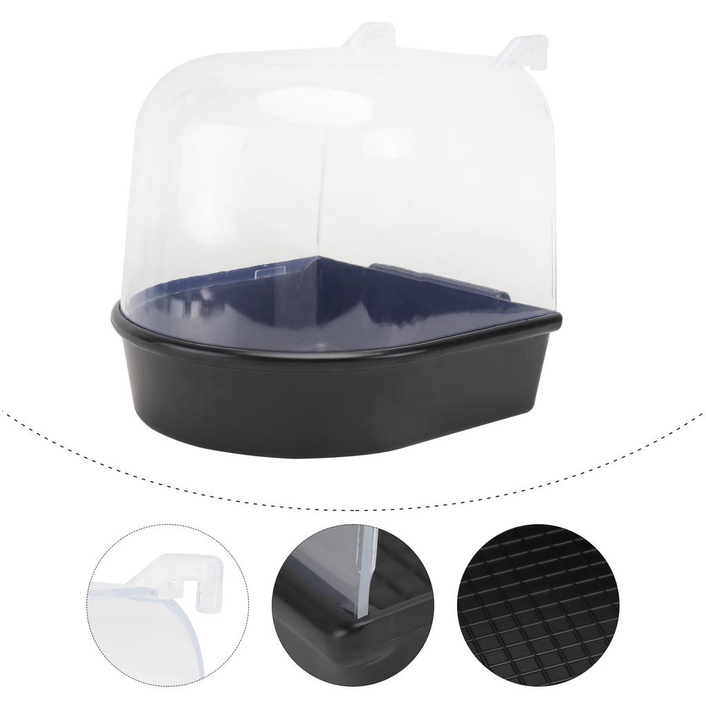 Buy 1Pc Multifunction Parrot Bathing Toy Supply Birds Water Feeder Bird Shower Box at affordable