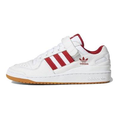Forum Low White Power Red Unisex Sneakers Footwear-White Gum B37769