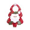 4PCS Christmas Tree Pendant Christmas Atmosphere Decoration Non-woven Fabric Pendant Three-dimensional Santa Claus Pendant