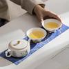 Chinese Ceramic Portable Travel Tea Set