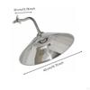 E27 Gooseneck Lamp Waterproof Vintage Outdoor Weatherproof Stainless Steel Wall