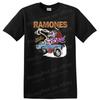Ramones Skeleton Rider Vintage Halloween T Shirt Cool Graphic Tee