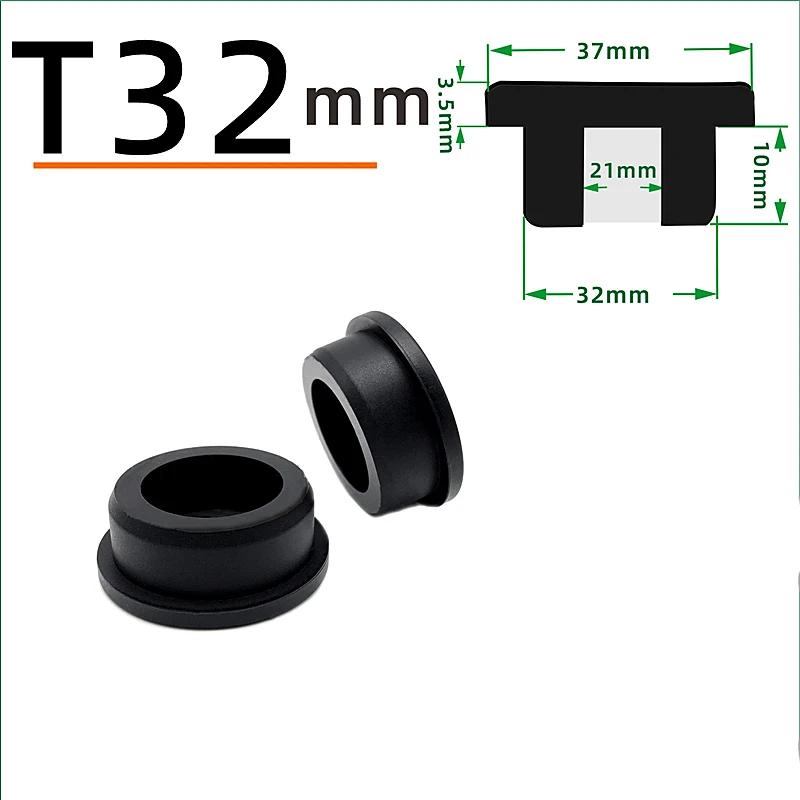 Schwarzer Silikonstopfen Ø 6mm-81,3mm Runde Staubdichte Dichtkappe Hitzebeständiger Silikon-Lochstopfen Dichtungs-Endkappe Schutzhülle