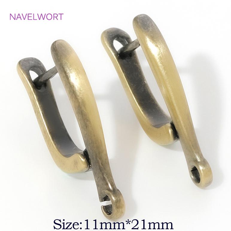 Застежки Для Сережек Античная Бронза Швензы Крючки для Сережек Латунные Крючки для Сережек Крепежи для Сережек Для Изготовления Сережек Своими Руками Аксессуары 2 pieces
