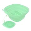 Square Foldable Silicone Bowl For Face Ice Bath And Home Skincare Routine Portable Face Dipping Bowl For Women And Girl