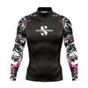 SCUBAPRO Maglia a Maniche Lunghe Rash Guard Uomo Protezione UV Maglietta da Nuoto Surf Diving Snorkeling Sport Acquatici