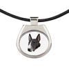 Bulterier, Bull Terrier -Naszyjnik Ze Zdjęciem I Napisem Geometryczny Marki Art-Dog