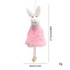 Easter Bunny Fabric Hanging Ornament for DIY Scene Arrangement and Decoration