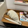 Breast bag Men's ISN trendy brand solid color messenger bag Casual versatile high-end shoulder bag Multifunctional commuter mobile phone bag
