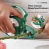 2-in-1 Floral Scissors | Stainless Steel Gardening Shears, Rose Thorn Remover, Flower Branch Pruning Shears for Florists & Flower Arranging - 1pc