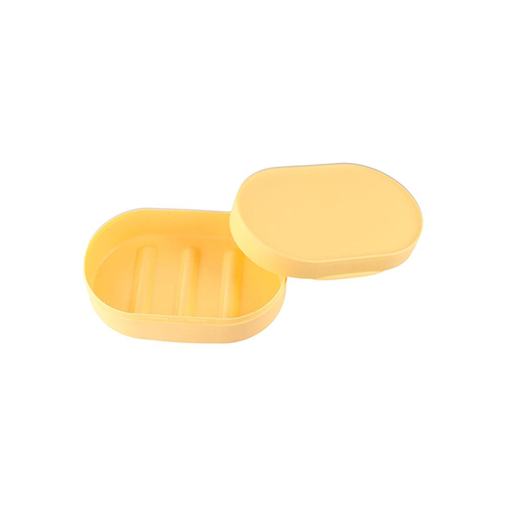 Round Shape Sealed Waterproof Multifunctional Travel Soap Box Soap Dish Soap Saver Soap Container
