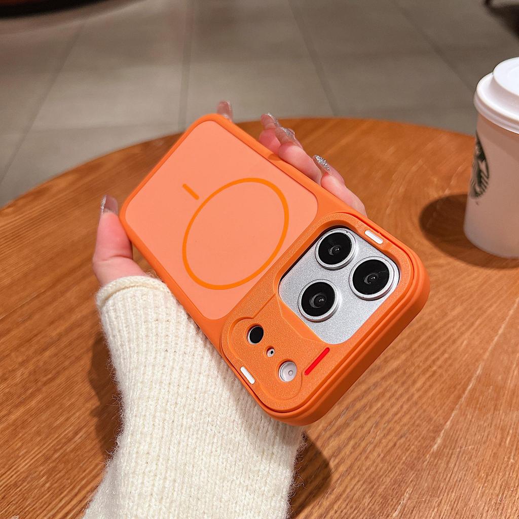 Yadun Color Block Magnetic iPhone 17 Pro Max Skin-Feel Drop-Proof Case