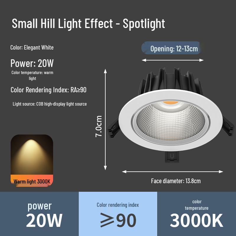 Recessed Super Bright Ceiling Downlight for Home and Commercial Spaces