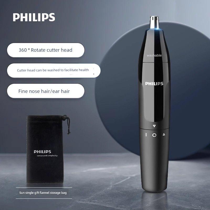 Philips Nose Hair Trimmer Electric Nose Hair Trimmer Men Nostril Cleaner Men s Nose Knife Nose Hair Repair Handy Gadget Black