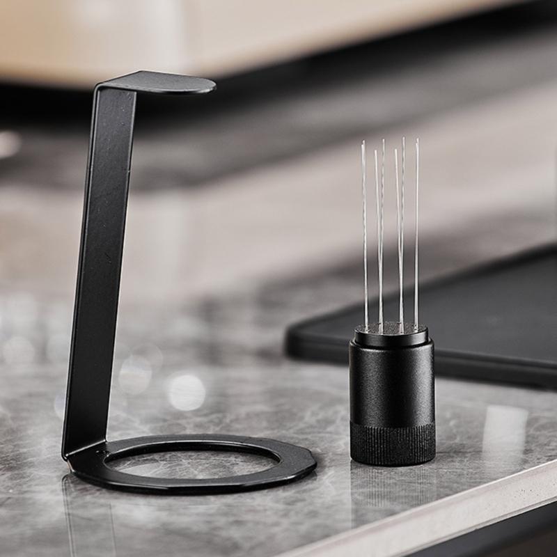 Espresso Espresso Stirrer Adjustable Espresso Distributor Stirrer Tool with Magnetic Stand Espresso Coffee Tool