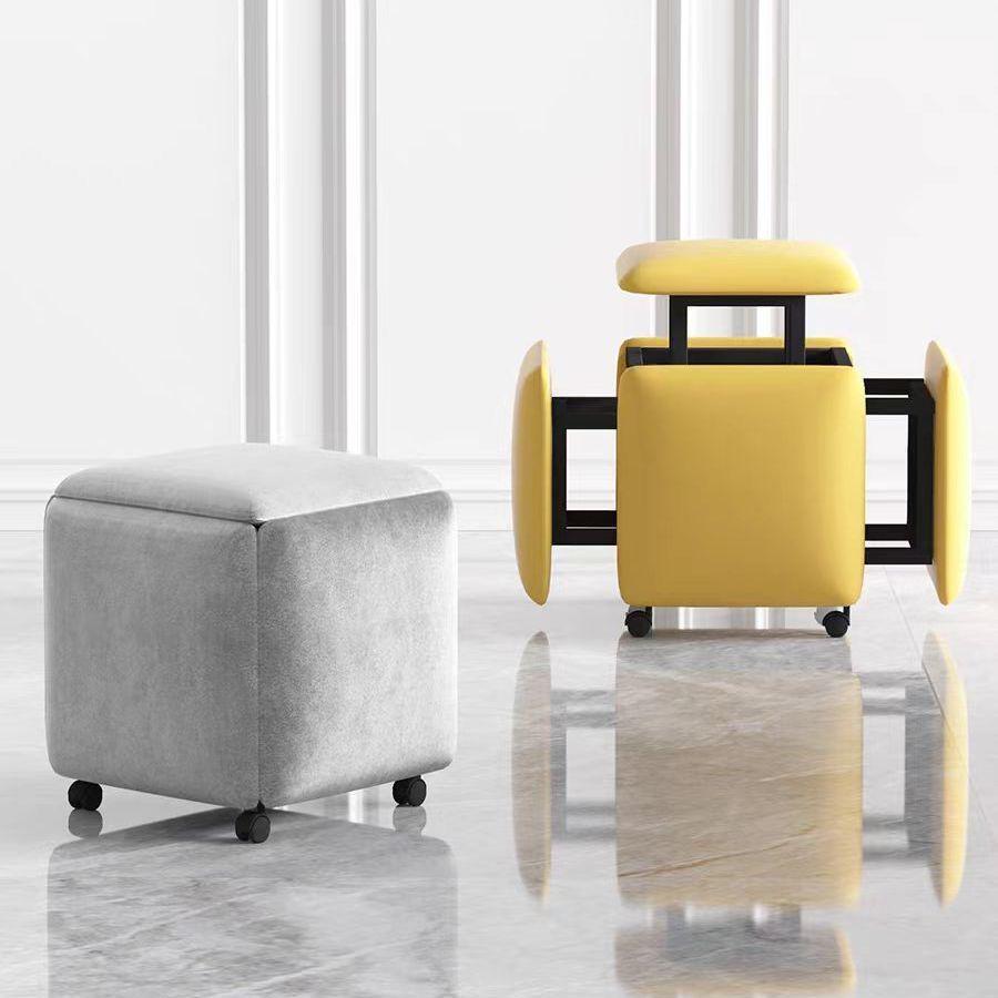 Rubik's Cube Multifunctional Stool: Stackable Sofa, Small Low Stool, Living Room Coffee Table, Storage Solution