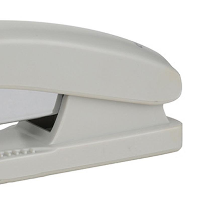 Office Stapler Effortless Ergonomic Reliable Desktop Stapler Metal Stapler for 24 6 Staple for Schools White