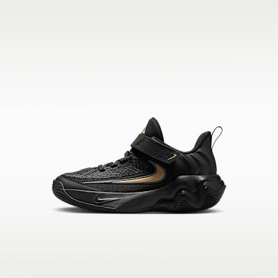 Nike Giannis Immortality 4 Black Metallic Gold (PS) 29.5