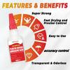 Rubber Glue, Super Strong Adhesive, Cures In 10 Seconds, Used for Tire Repair, Wood, Rubber, Metal, and Glass Repair