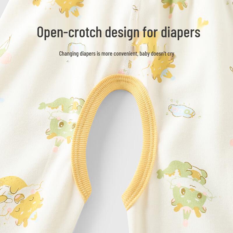 Youqi Baby High-Waisted Cotton Pants