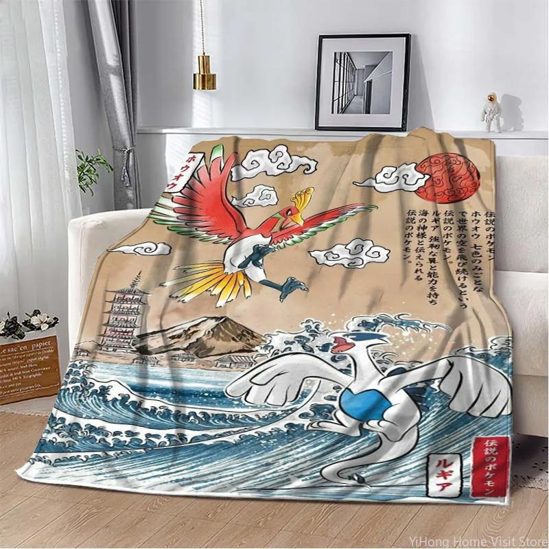Pokemon Charmander Cute Cartoon Flannel Fluffy Throw Camping Blankets for Children Sofa Throw Thin Picnic Blanket Fashion Gifts