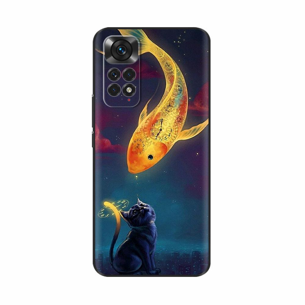 For Xiaomi Redmi Note 11 Case Note 11S New Fashion Painted Cover Soft TPU Shockproof Phone Cases For Redmi Note 11s Note11 Shell