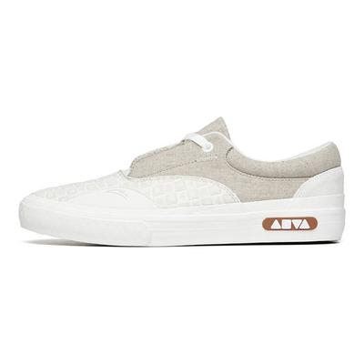 All-Terrain Skateboard Slip-Resistant Durable Lightweight Low-Top Skate Shoes Women Sneakers Gray White 122228015-11