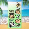 Popular Microfiber Beach Towel Cartoon Children'S Class A Beach Towel Summer Beach Towel