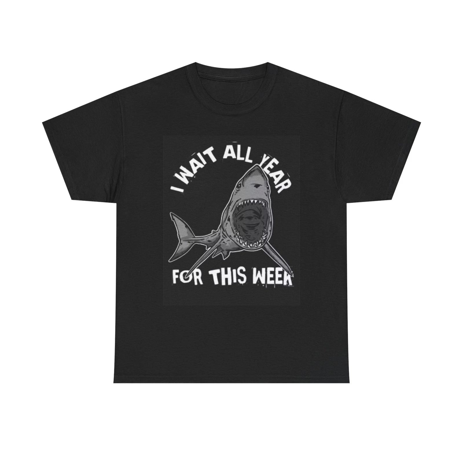 Men s and Women s T-shirts Shark Attack XXXL