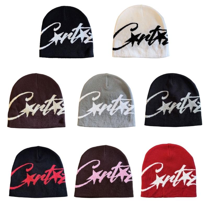 American Style Knit Beanies For Women Winter Warm Soft Yarn Hat Trendy Streetwear Accessory Unisex Design