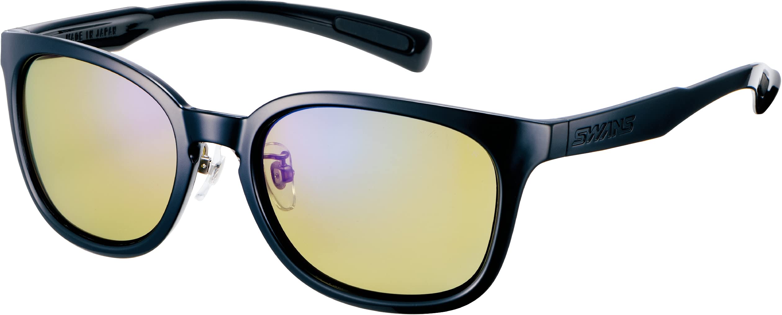 

Sports Polarized Sunglasses DF Pathway BK Black Width x Height [SWANS] PW-0168 14.1cm 4.5cm
