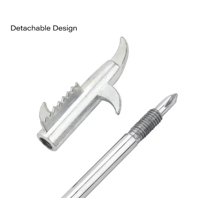 Cârlig de curățare pentru repararea anvelopelor de mașină Accesoriu pentru șurubelniță Dispozitiv de curățare a pietrelor pentru anvelope de mașină Dispozitiv de îndepărtare a pietrelor Instrument de curățare a anvelopelor Instrumente de reparație auto